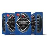 Charcoal Body Bar Massaging Soap Set