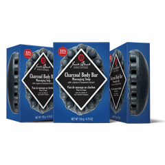 Charcoal Body Bar Massaging Soap Set